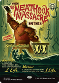 The Meathook Massacre (Showcase) (INR-486) - Innistrad Remastered: (Showcase, enchantment) (Borderless) Foil