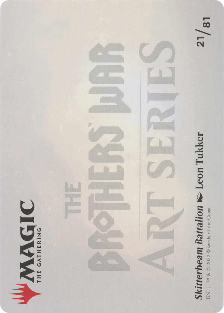 Skitterbeam Battalion // Skitterbeam Battalion (ABRO-021) - The Brothers' War Art Series (Borderless)