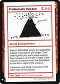 Problematic Volcano (CMB1-) - Mystery Booster Playtest Cards 2019