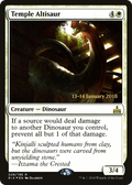 Temple Altisaur (PRE-028) - Rivals of Ixalan Promos Foil