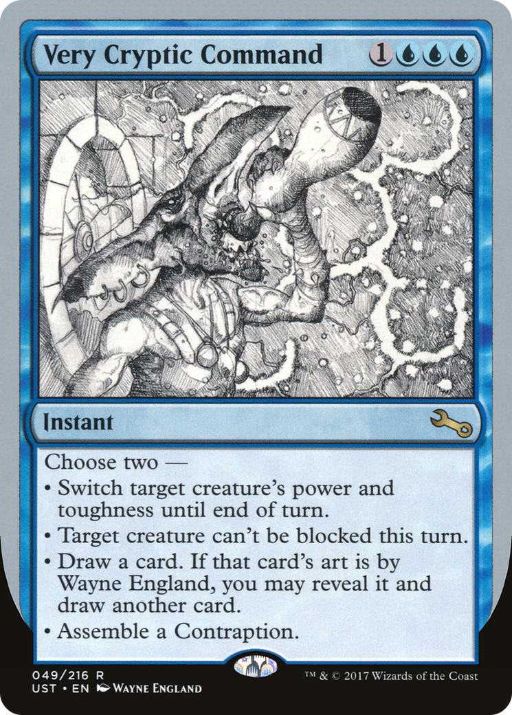 Very Cryptic Command (A) (UST-049) - Unstable