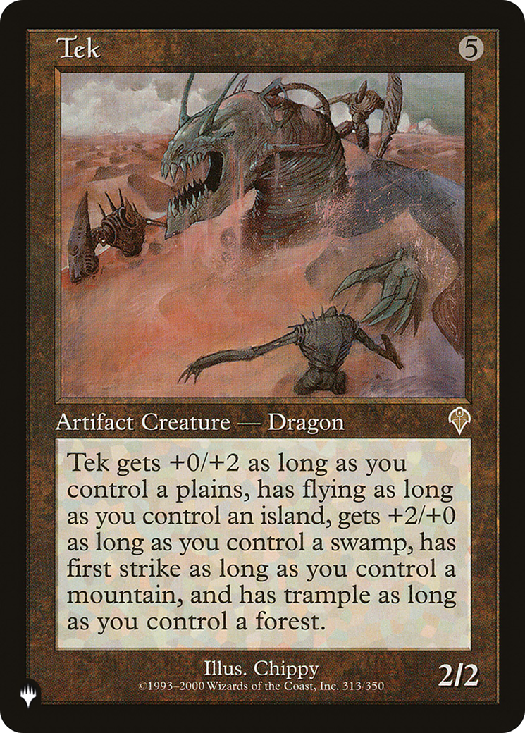 Tek (LIST-313/350) - The List