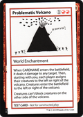 Problematic Volcano (No PW Symbol) (CMB1-) - Mystery Booster Playtest Cards 2021
