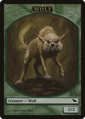 Wolf Token (SHM-007) - Shadowmoor Tokens