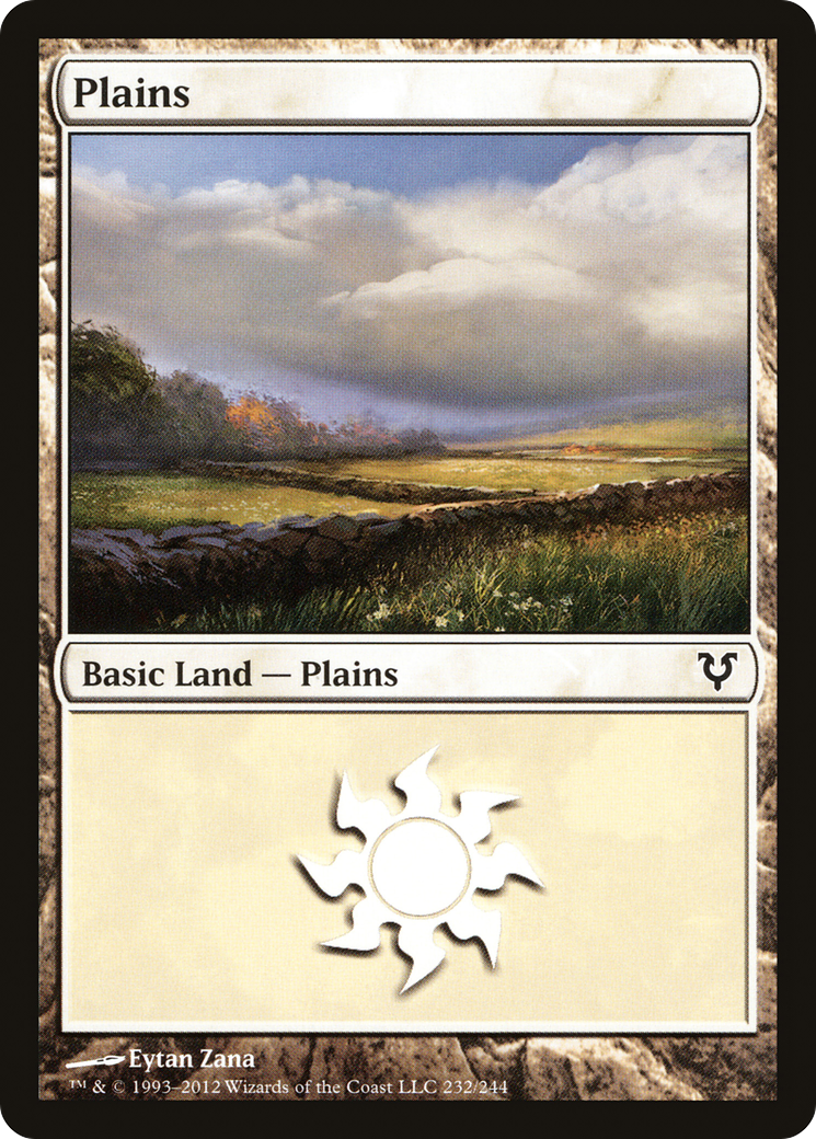 Plains (232) (AVR-232) - Avacyn Restored