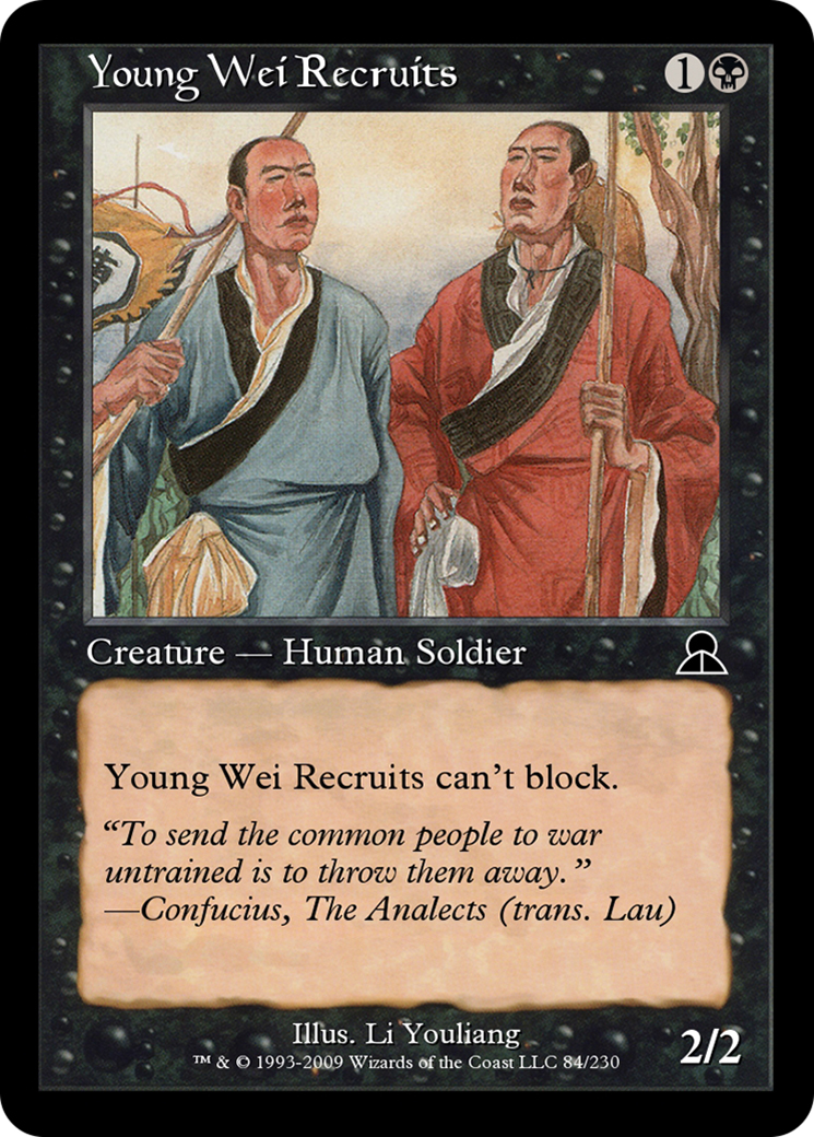 Young Wei Recruits (ME3-084) - Masters Edition III Foil