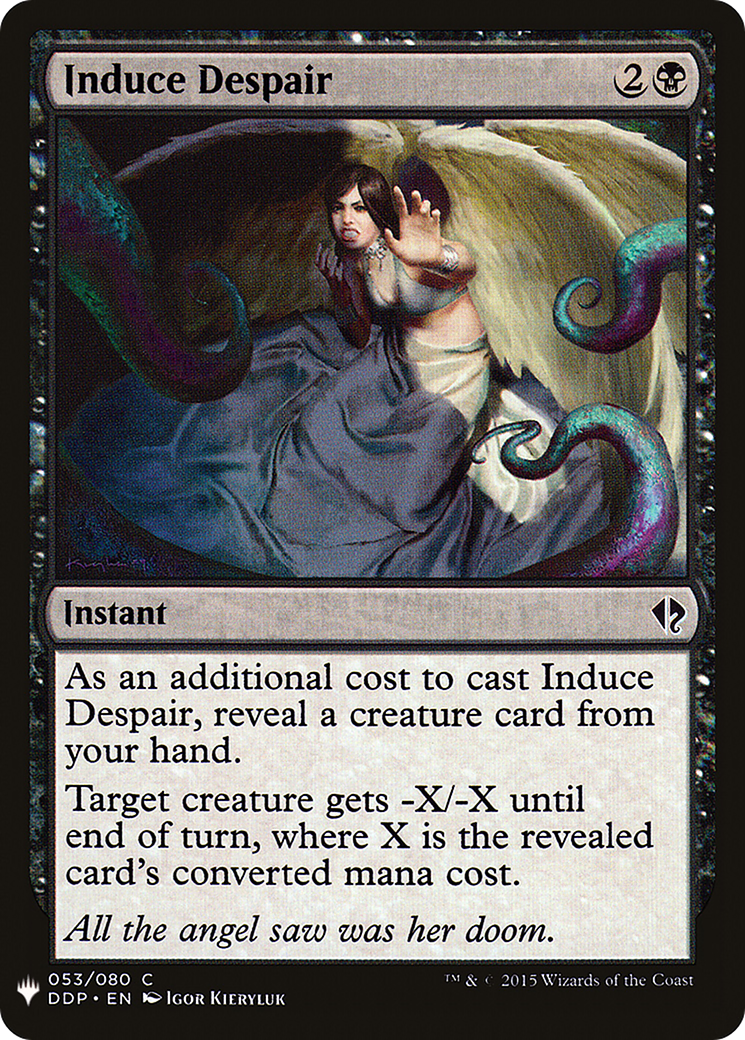 Induce Despair (LIST-053) - The List
