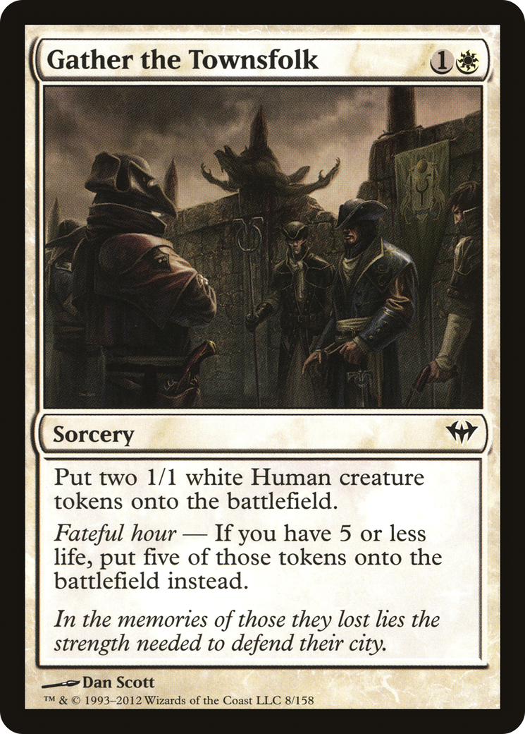 Gather the Townsfolk (DKA-008) - Dark Ascension