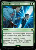Heroic Intervention (Surge Foil) (WHO-824) - Doctor Who Foil