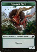 Dinosaur Beast (TIKO-011) - Ikoria: Lair of Behemoths Tokens