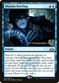 Mission Briefing (PRE-044) - Guilds of Ravnica Promos Foil