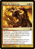 Rally the Righteous (RAV-222) - Ravnica: City of Guilds Foil