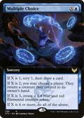Multiple Choice (Extended Art) (STX-298) - Strixhaven: School of Mages: (Extended Art) Foil