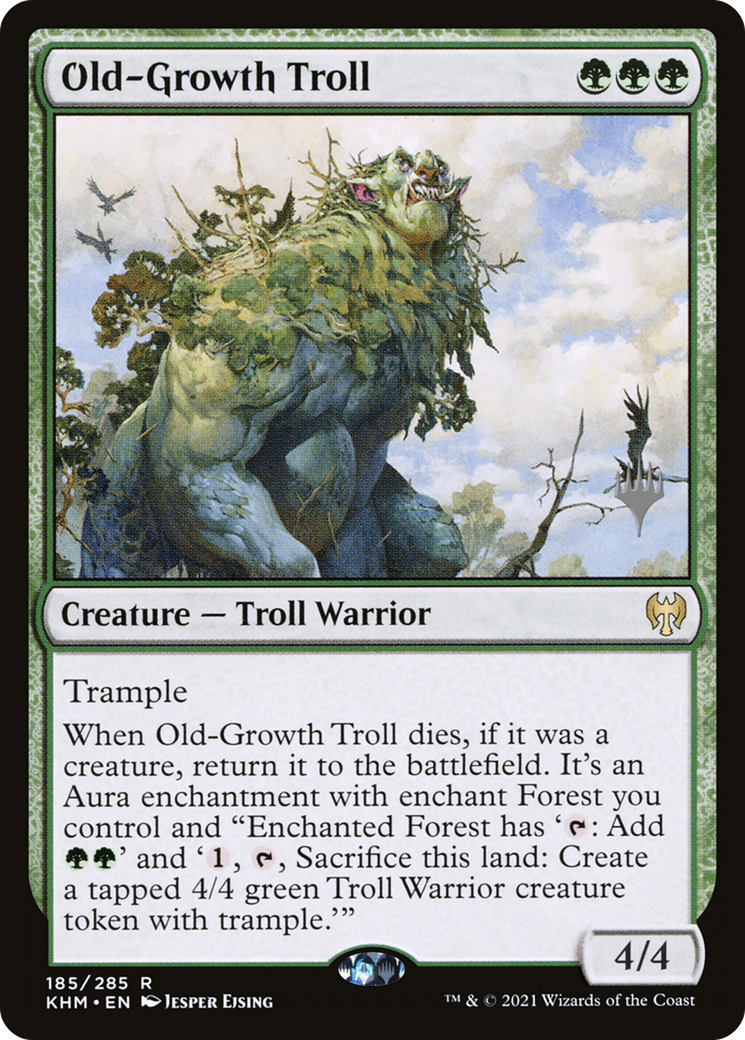 Old-Growth Troll (PPKHM-185P) - Kaldheim Promos Foil