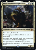 Thalia and The Gitrog Monster (PRE-255) - March of the Machine Promos Foil