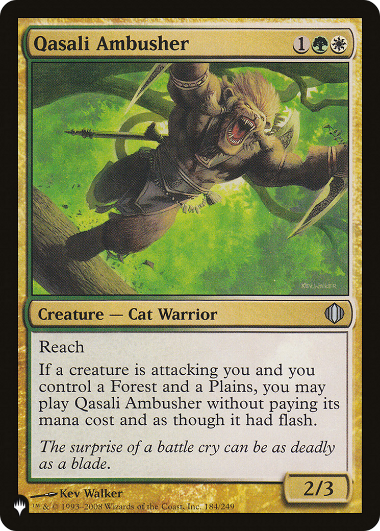 Qasali Ambusher (LIST-184/249) - The List
