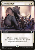 Generous Gift (Extended Art) (CMR-620) - Commander Legends: (Extended Art)