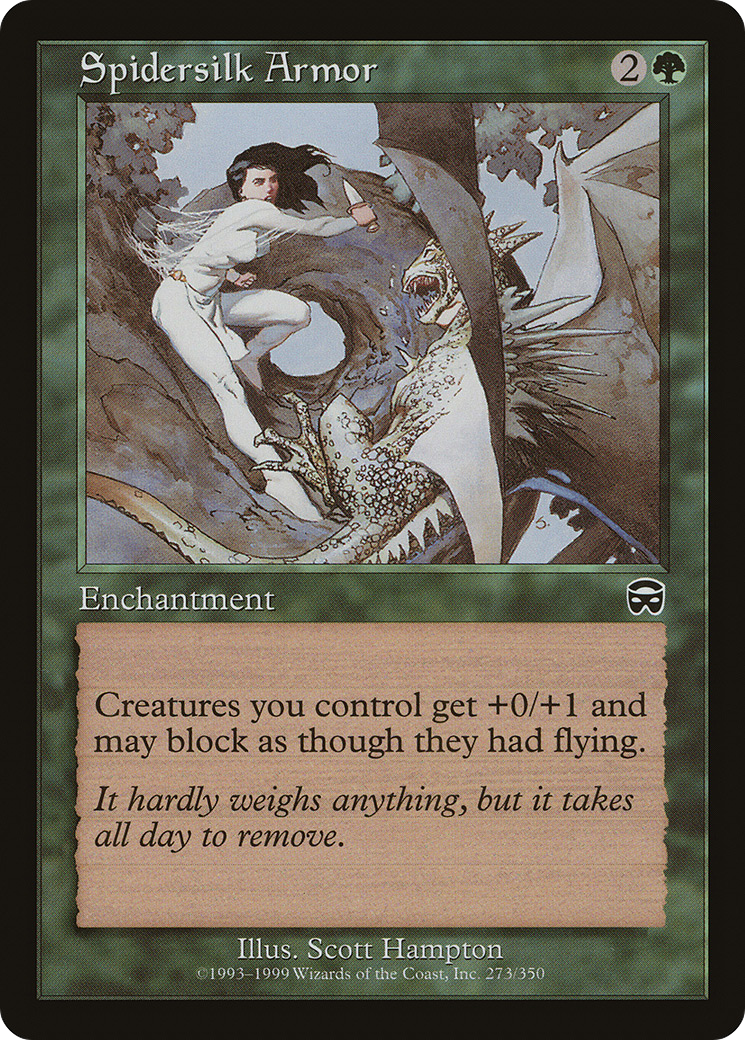 Spidersilk Armor (MMQ-273) - Mercadian Masques