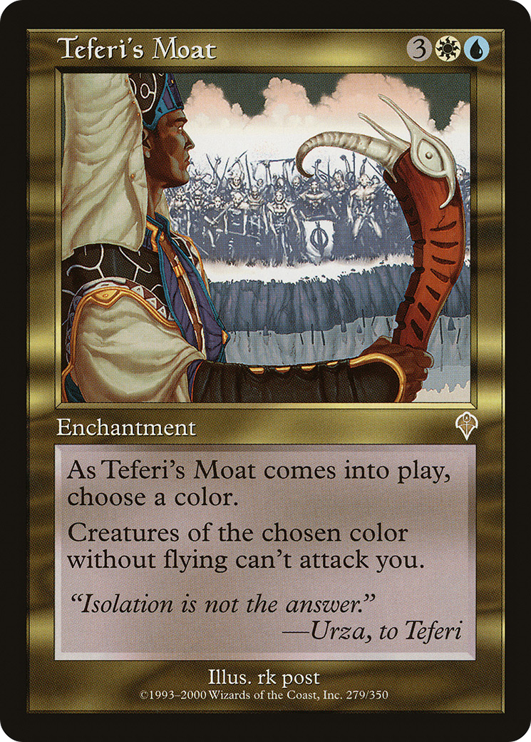 Teferi's Moat (INV-279) - Invasion Foil