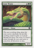 Craw Wurm (8ED-239) - 8th Edition