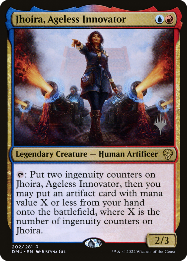 Jhoira, Ageless Innovator (PPDMU-202) - Dominaria United Promos