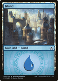 Island - Azorius (B02) (LARP-002) - RNA Ravnica Weekend Foil
