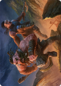 Dwarven Reinforcements // Dwarven Reinforcements (ASKHM-033) - Art Series: Kaldheim (Borderless) Foil