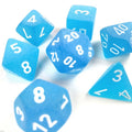 Dice: 7 pc: Frosted: Caribbean Blue (EN)