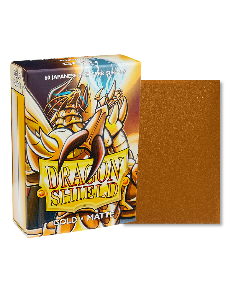 Dragon Shield Sleeves Japanese Matte Gold 60ct