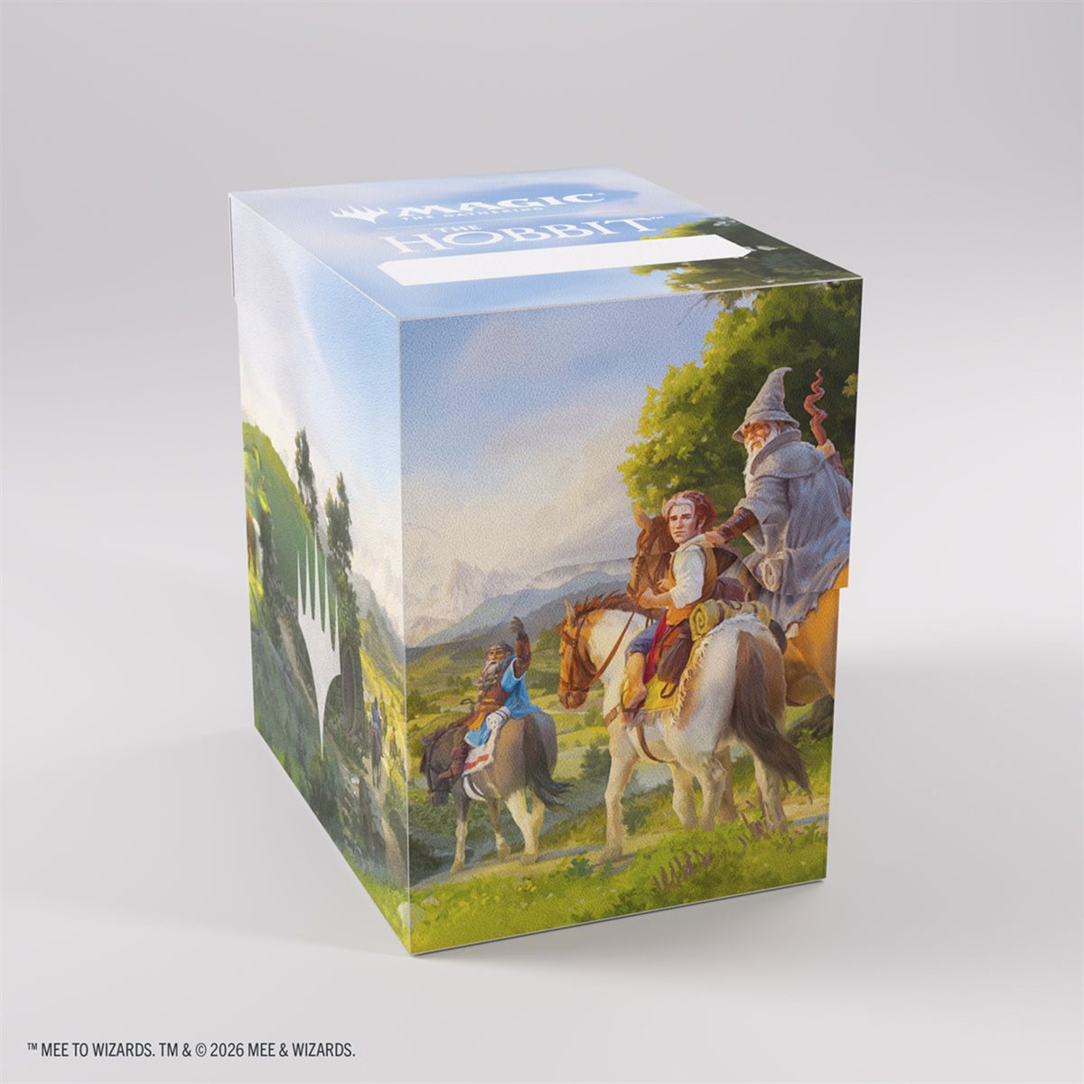 Deck box: Magic: The Gathering - The Hobbit: Soft Crate (80ct): Leaving Hobbiton / Troop of Ponies (ML)