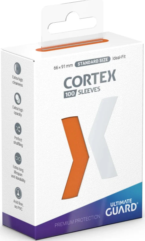 Ug Sleeves Cortex Standard Glossy Orange 100ct