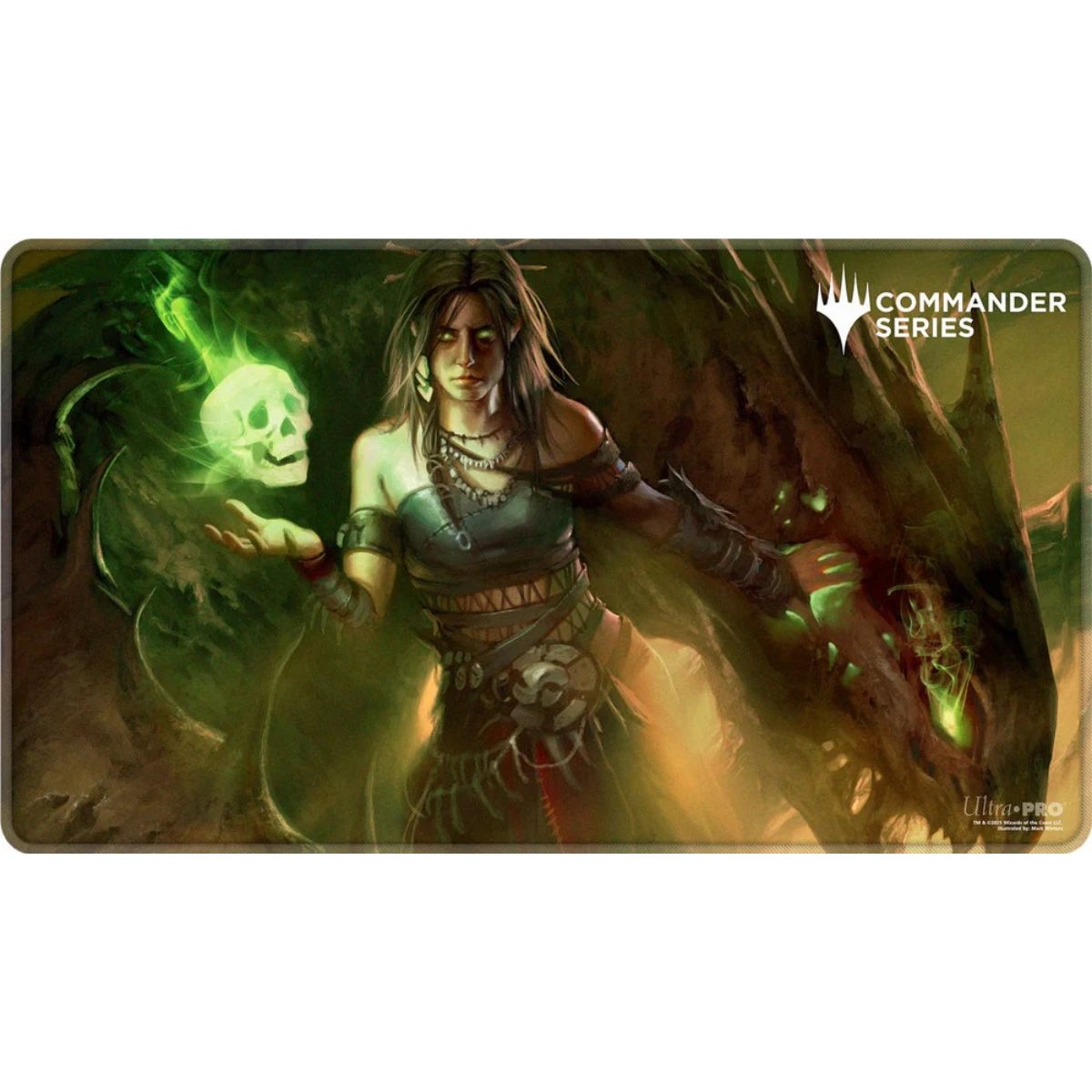 Playmat: Stitched: Magic: The Gathering: Commander Series: Release 7: Fan Vote 2: Meren of Clan