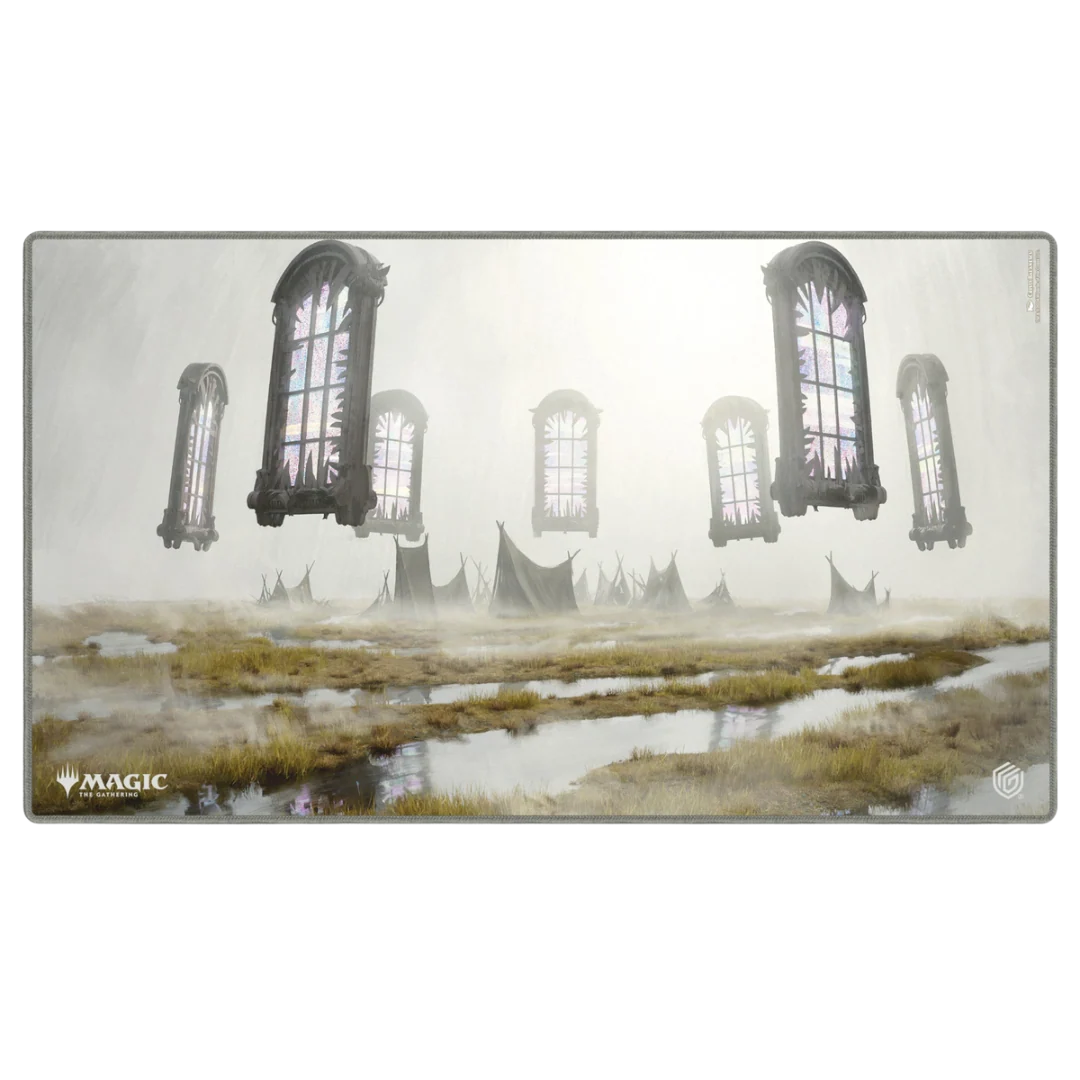Ug Playmat Mtg Duskmourn V3 - Abandoned Campground