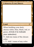 Unknown Event Shores (UNK-CL01B) - Unknown Event