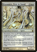Kiyomaro, First to Stand (PRE-018) - Saviors of Kamigawa Promos Foil