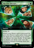The Five Doctors (Extended Art) (Surge Foil) (WHO-985) - Doctor Who: (Extended Art) Foil
