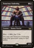 Tenacious Underdog (Showcase) (SNC-345) - Streets of New Capenna: (Showcase) Foil