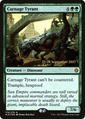 Carnage Tyrant (PRE-179) - Ixalan Promos Foil