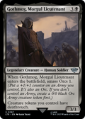 Gothmog, Morgul Lieutenant (LTR-087) - The Lord of the Rings: Tales of Middle-earth Foil