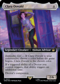 Clara Oswald (Extended Art) (Surge Foil) (WHO-923) - Doctor Who: (Extended Art) Foil