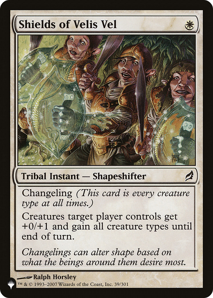 Shields of Velis Vel (LIST-039/301) - The List