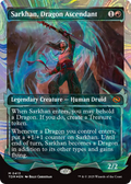 Sarkhan, Dragon Ascendant (0413) (Showcase) (Halo Foil) (TDM-413) - Tarkir: Dragonstorm: (Showcase) Foil