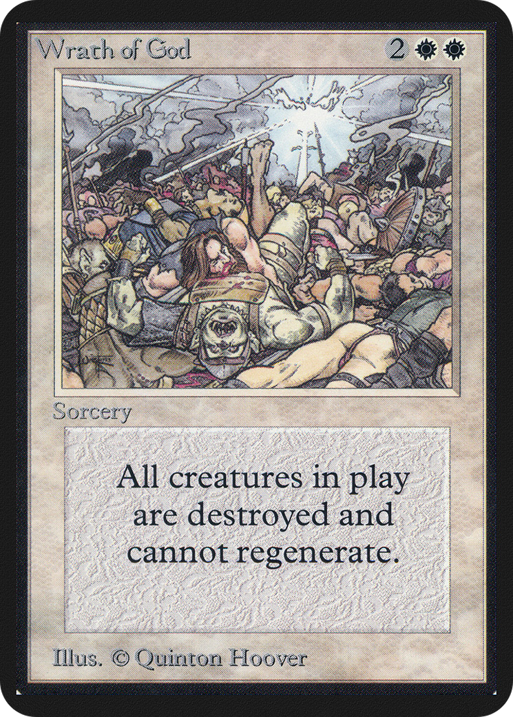 Wrath of God (LEA-) - Limited Edition Alpha