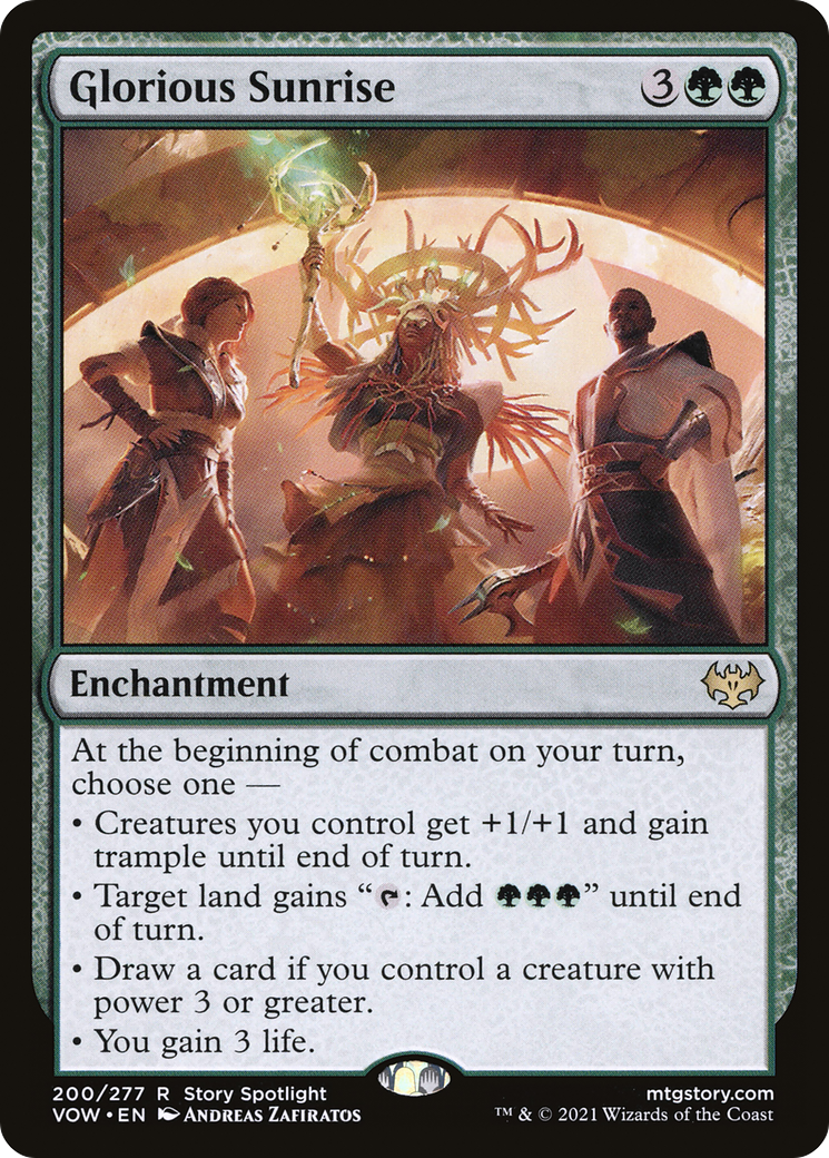 Glorious Sunrise (VOW-200) - Innistrad: Crimson Vow