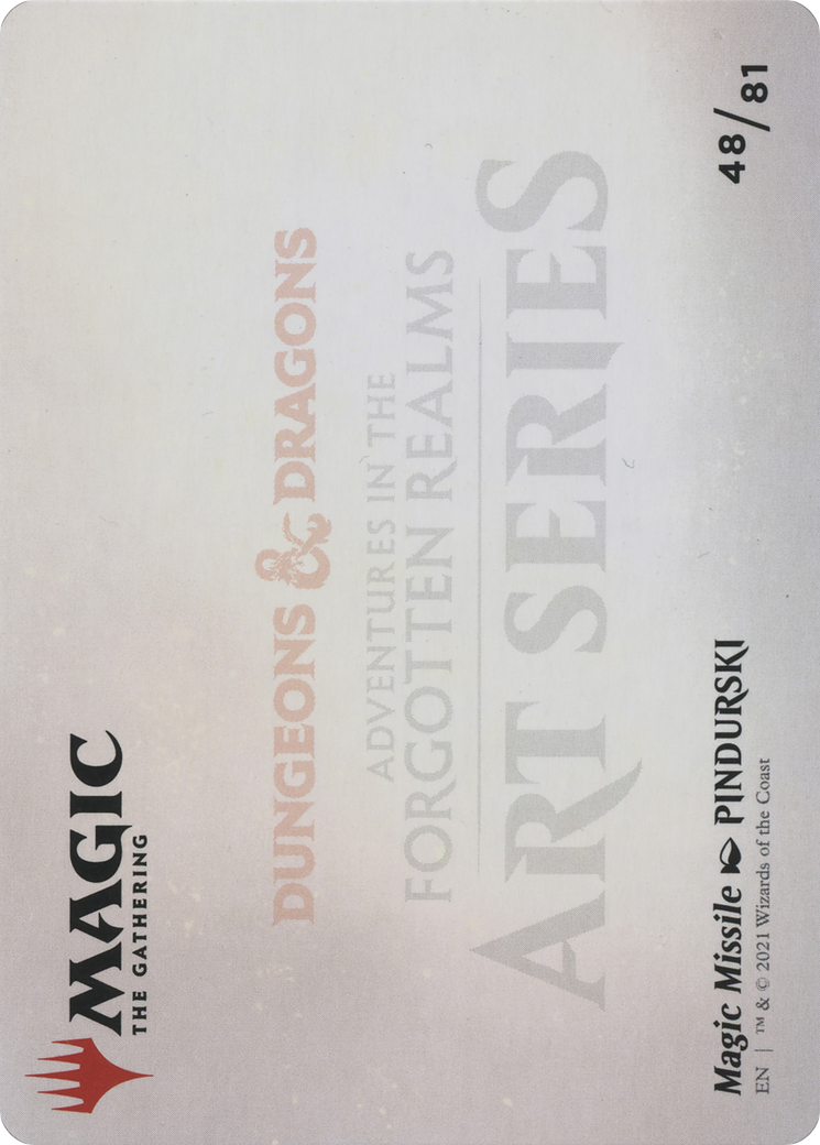 Magic Missile // Magic Missile (AAFR-048) - Adventures in the Forgotten Realms Art Series (Borderless) Foil