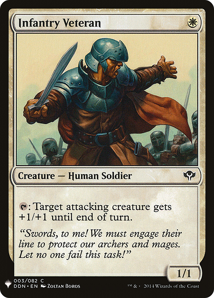 Infantry Veteran (LIST-003) - The List