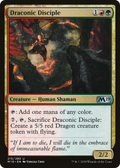Draconic Disciple (M19-215) - Core Set 2019 Foil