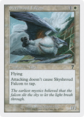 Skyshroud Falcon (7ED-045) - 7th Edition Foil