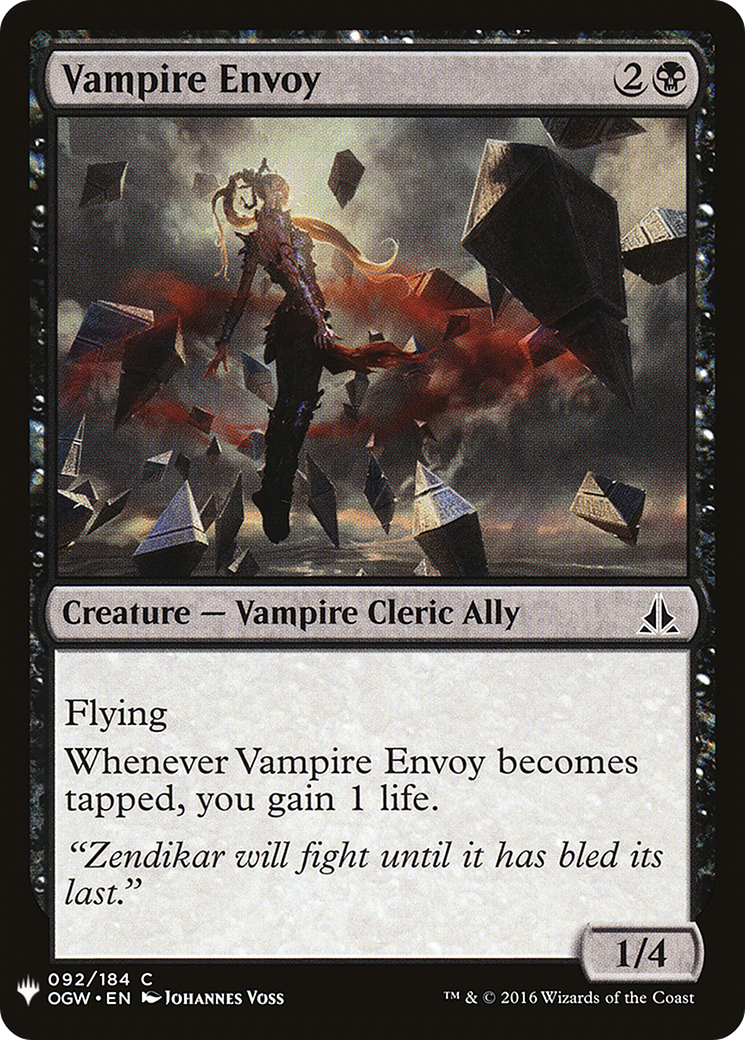 Vampire Envoy (LIST-092) - The List
