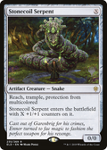 Stonecoil Serpent (PPELD-235) - Throne of Eldraine Promos Foil